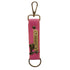 Personalized Keychain With Charms - Pink - Uncommongifts.in